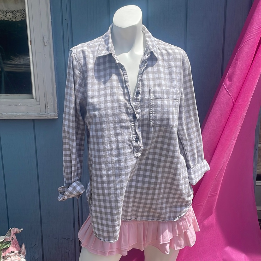 3 for 1 price J Crew tunics in 3 different colors in a boy fit and-size med.